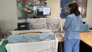Cinco simuladores para practicar técnicas poco invasivas en el Insular-Materno