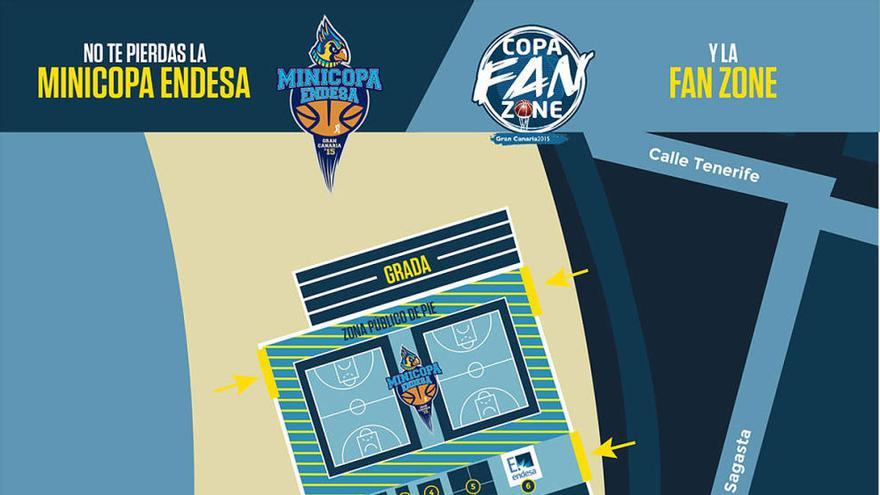 La Fan Zone de Las Canteras, la otra Copa del Rey de baloncesto