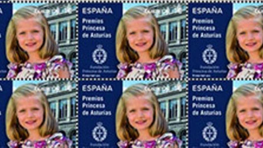 El sello de la princesa Leonor.
