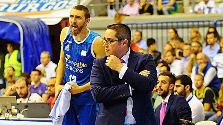 Diego San Epifanio, en un partido de la pasada temporada.