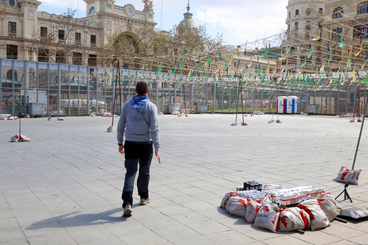 La mascletà de hoy, 19 de marzo, en imágenes La mascletà de hoy, 19 de marzo, en imágenes