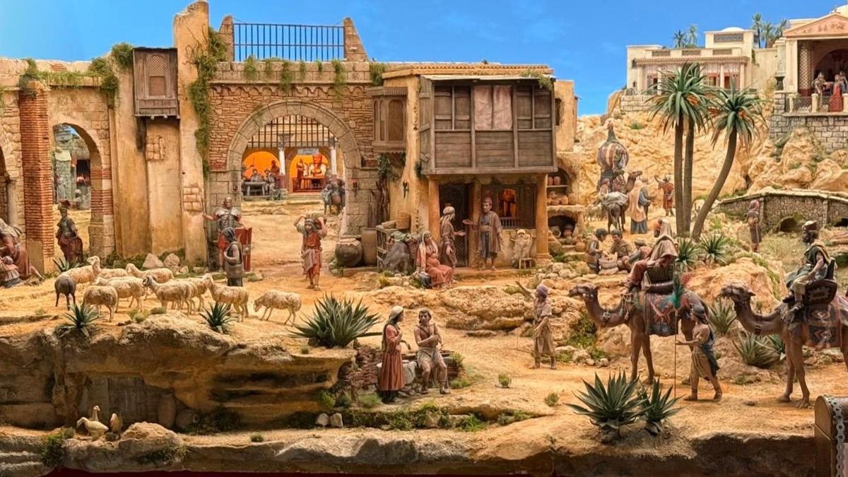 Una imagen del Belén Popular de Hoyo de Manzanares