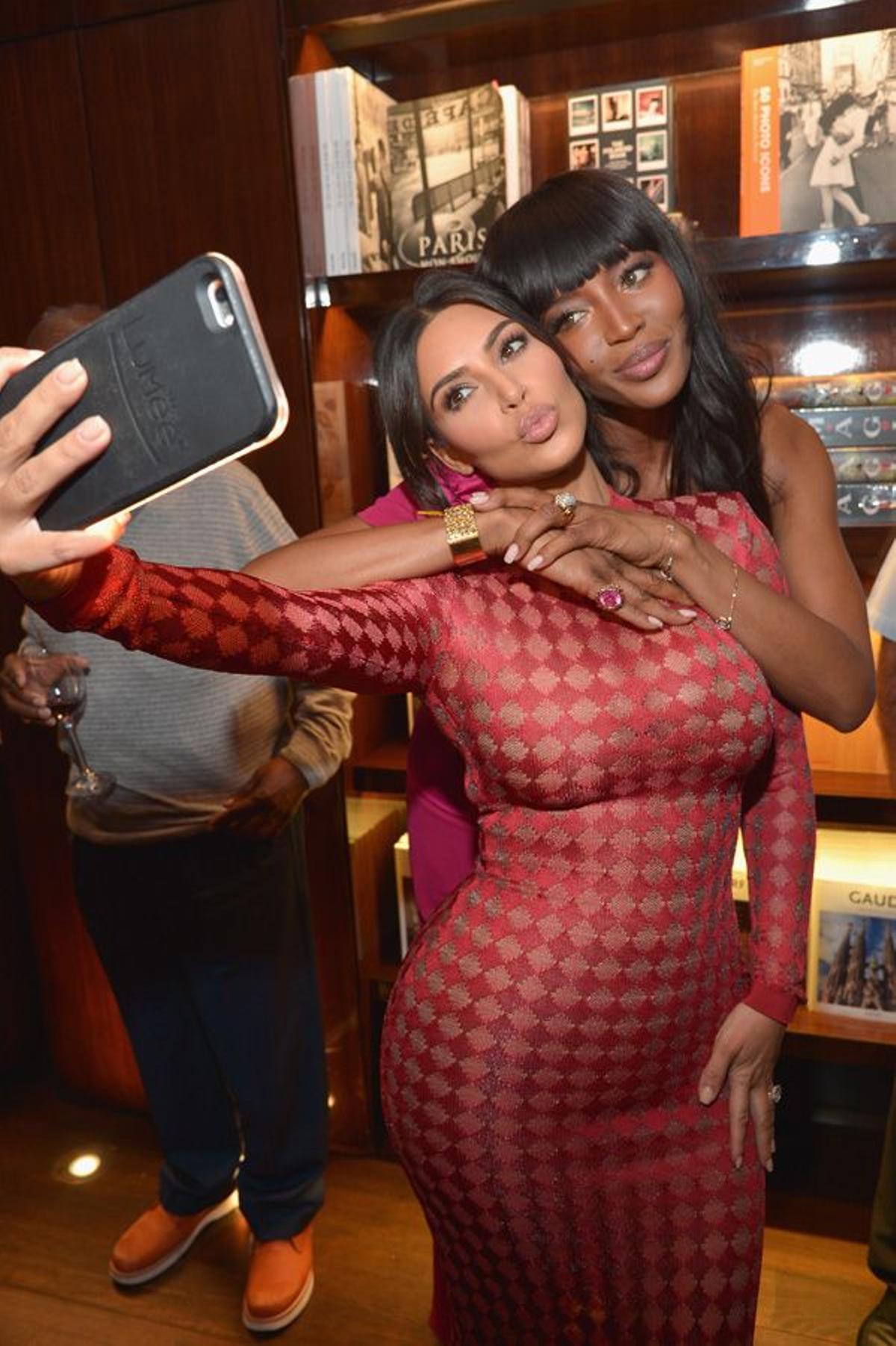 Kim Kardashian y Naomi Campbell