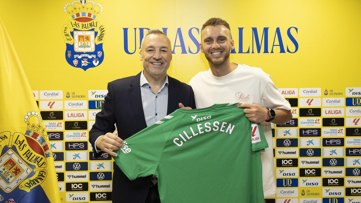 Presentación de Jasper Cillessen como nuevo jugador de la UD Las Palmas