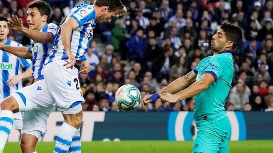 El Barça aconsegueix un  trepidant empat d&#039;Anoeta abans del Clàssic (2-2)