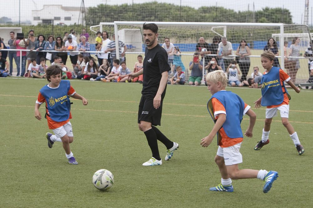 Inauguración de la escuela de fútbol de David Villa