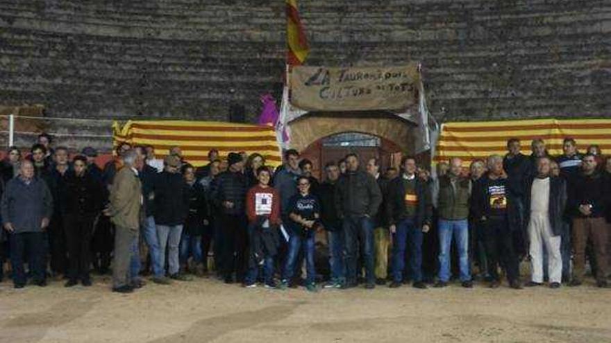 Concentración de taurinos en pro de la Tauromaquia