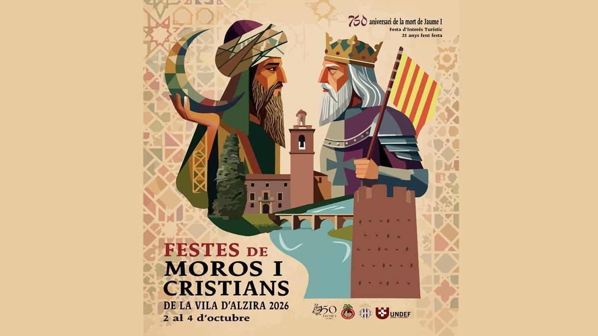 Cartel ganador del concurso, obra del ilustrador de Torrent Daniel García.