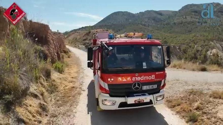 Los retenes itinerantes de los bomberos evitan que un pequeño fuego se convierta en un gran incendio