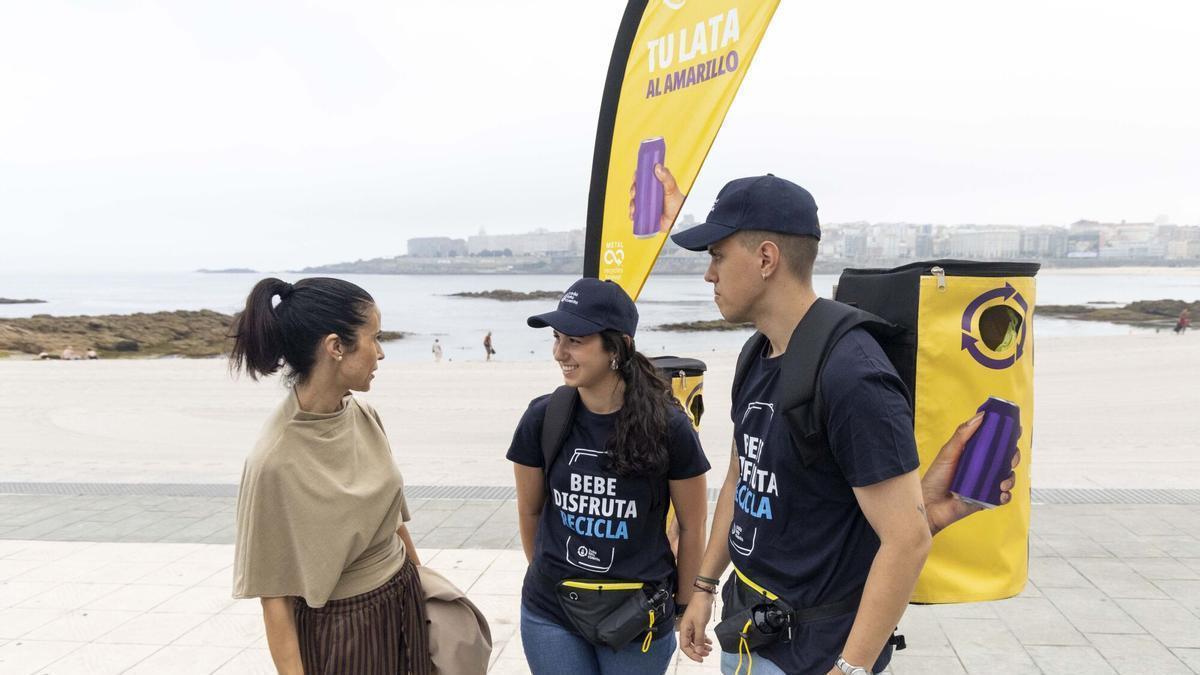 Campaña en favor del reciclaje de latas