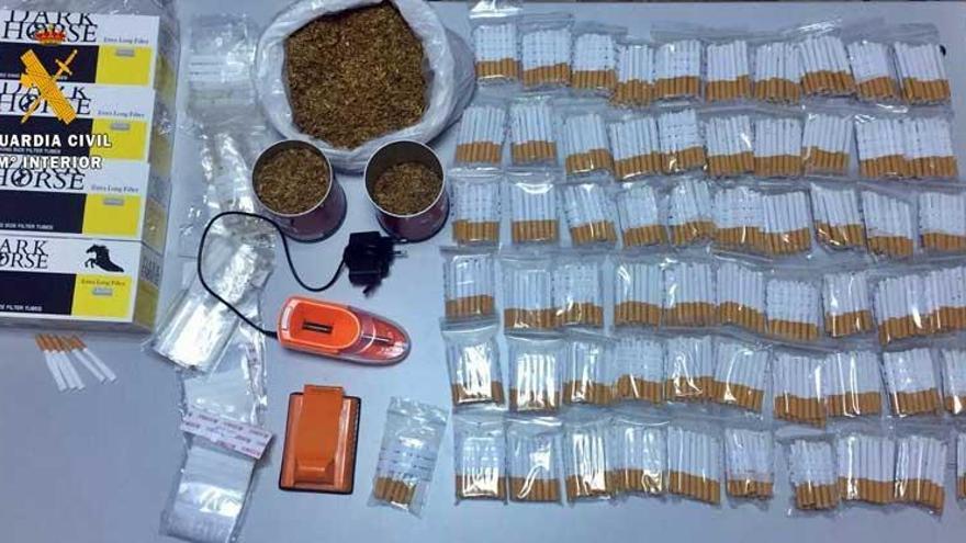 Aprehenden 4.200 cigarrillos y un kilo de picadura para la venta ilegal en la provincia de Badajoz
