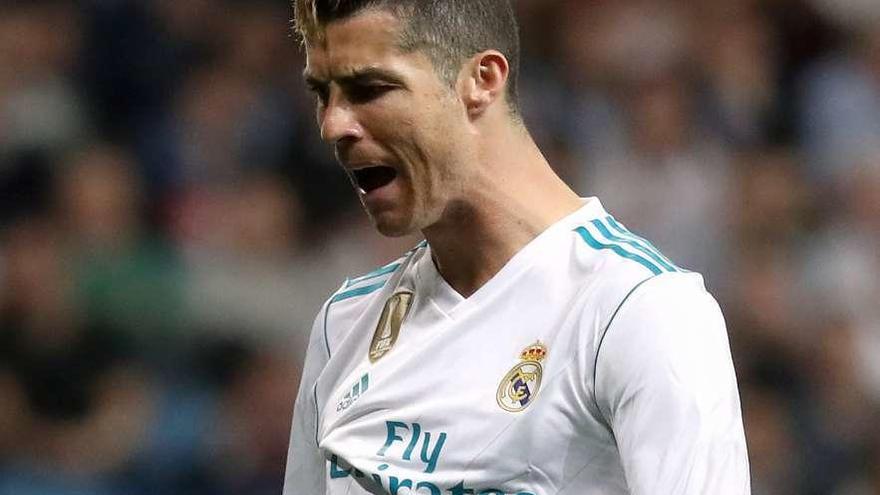 Ronaldo celebra un gol con el Madrid la temporada pasada.