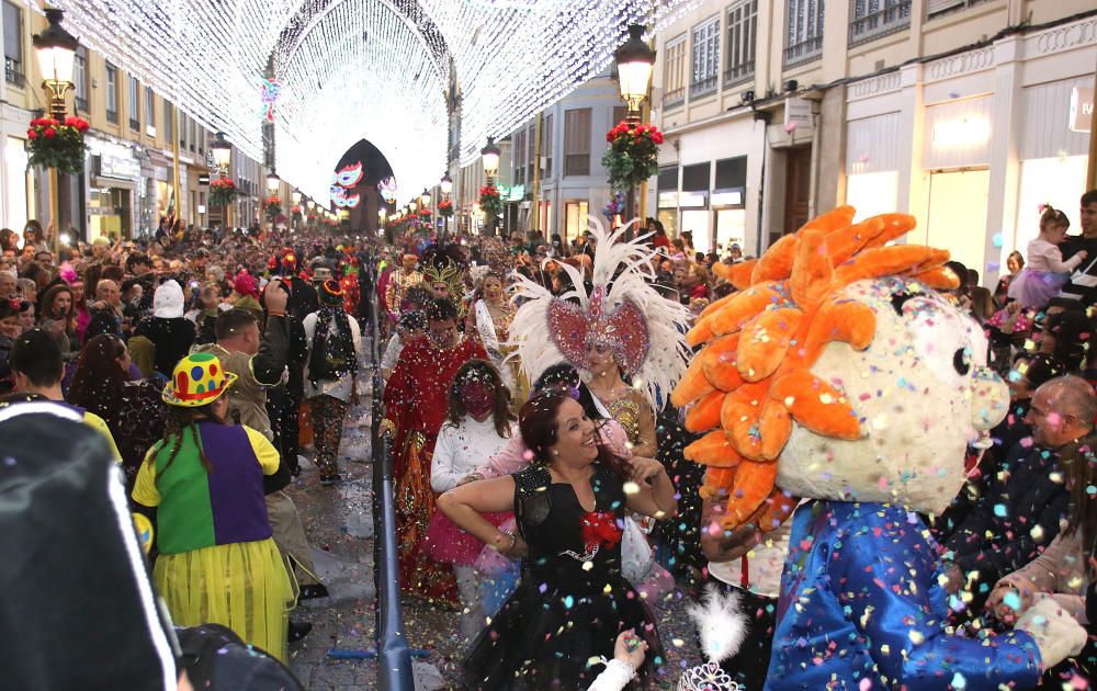 Sábado de carnaval en Málaga