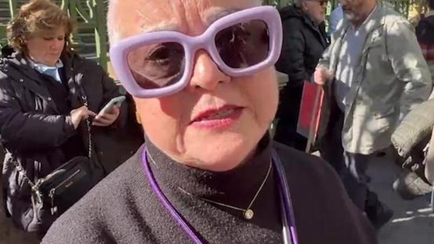 VÍDEO: Almudena González, vecina de Granda: "No queremos parques de baterías a 100 metros de nuestras casas"