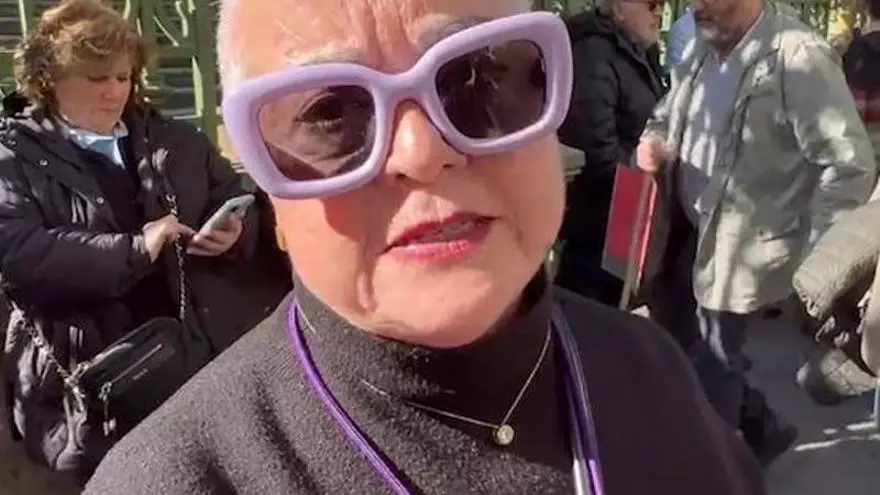 VÍDEO: Almudena González, vecina de Granda: "No queremos parques de baterías a 100 metros de nuestras casas"