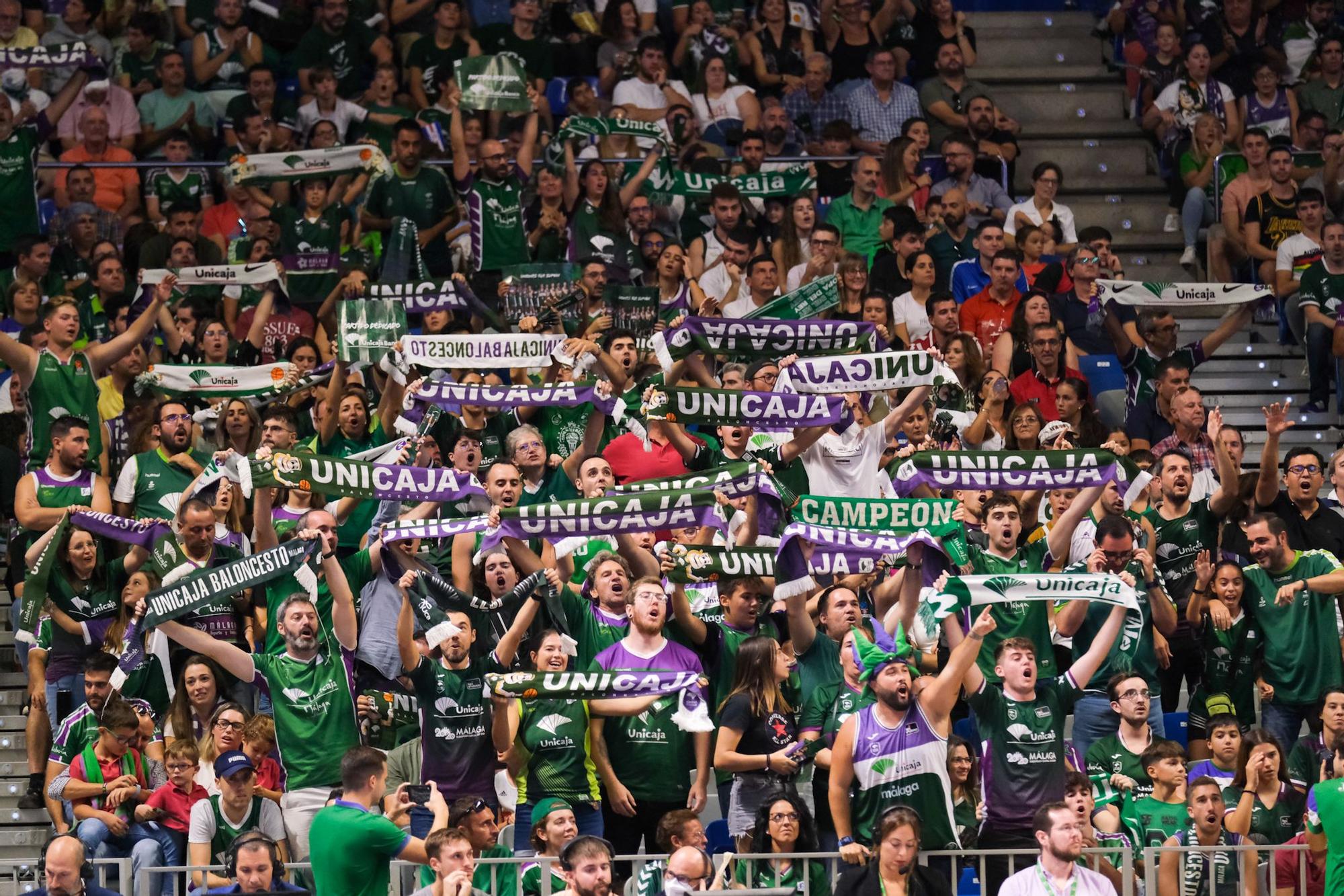 El Unicaja - Real Madrid de la Liga Endesa, en imágenes