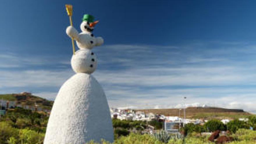 El &#039;Muñeco de Nieve&#039; de Tenerife, entre las rotondas más feas de España