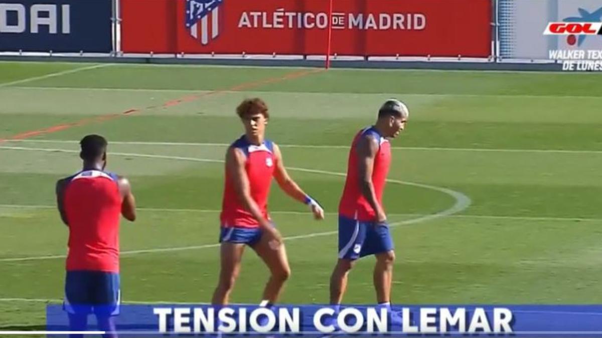 Tensión entre Joao Félix y Lemar