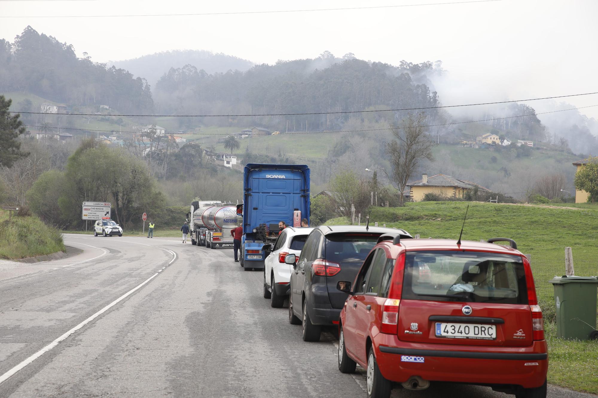 EN IMÁGENES: Gran oleada de incendios en Asturias