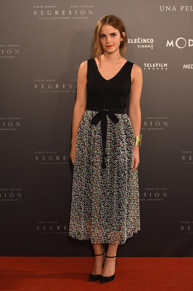 Emma Watson en la gira de 'Regresión'