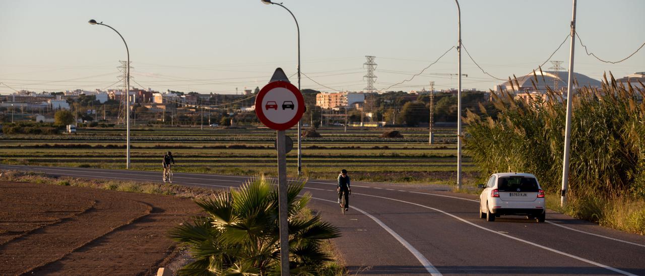 El futuro trazado de la variante de Mislata aprovechará caminos ya existentes.