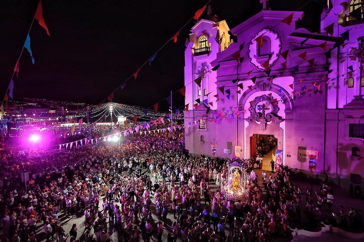 Fiestas en honor a la Virgen de Candelaria.