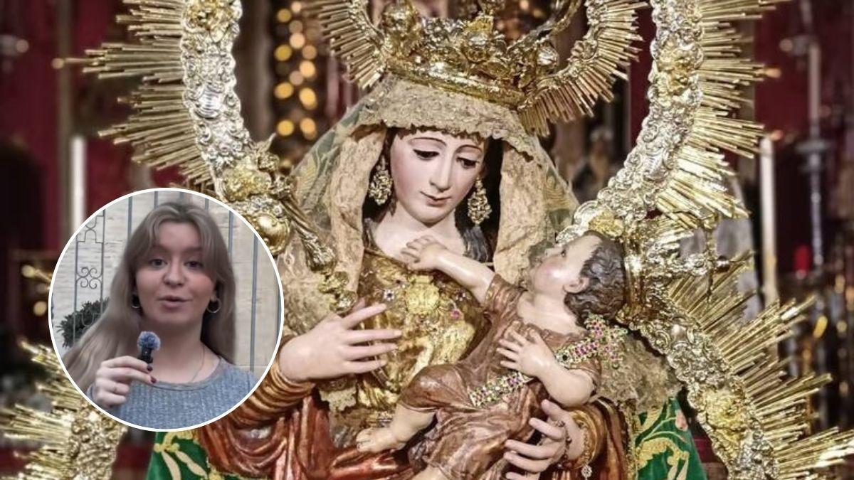 Natalia Roldana, historiadora del arte sevillana: "En Sevilla hay una virgen que se salvó de un incendio montada en un taxi"