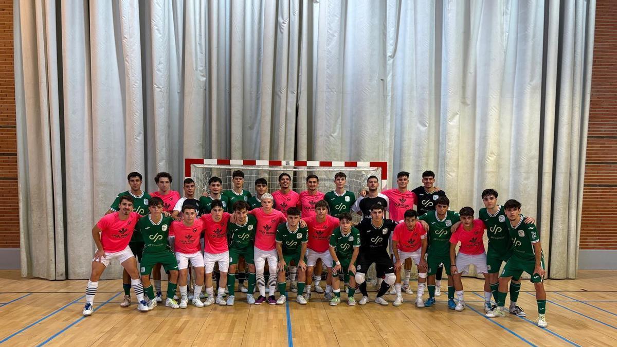 Foto de familia de los jugadores del River Zamora e Inter B
