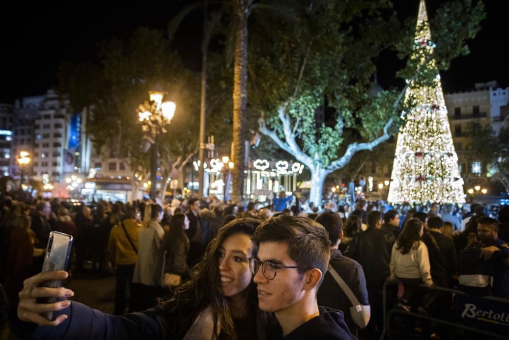 Encendido de las luces de Navidad en València