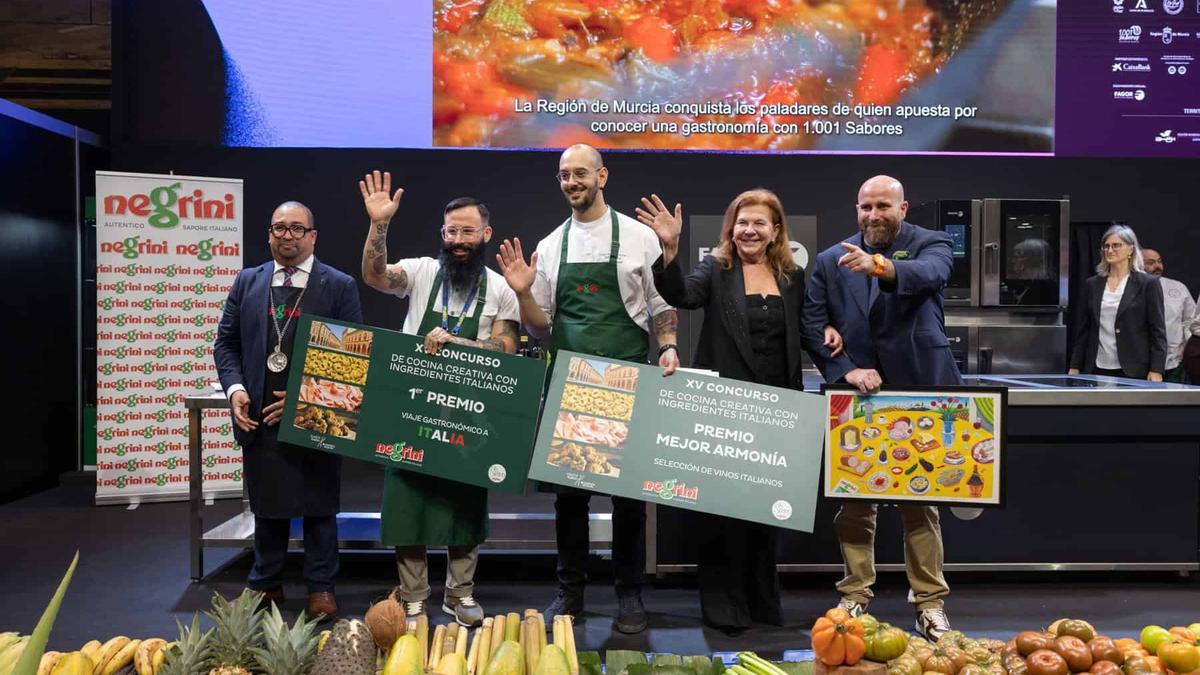 Ganadores del concurso que organiza Negrini en Madrid Fusión.