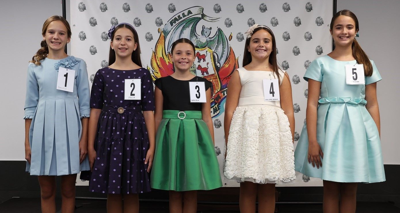 Daniela Martinez Hervas (Dr. Domingo Orozco-Bailen), Julia Gomez Ballester (Cuenca Tramoyeres-Guardia Civil), Daniela Cardona Barato (General Llorens), Lola Lopez Morales (Felipe Bellver-Madre Rafols) y Adriana Galindo Hernandez (Cadiz-Los Centelles