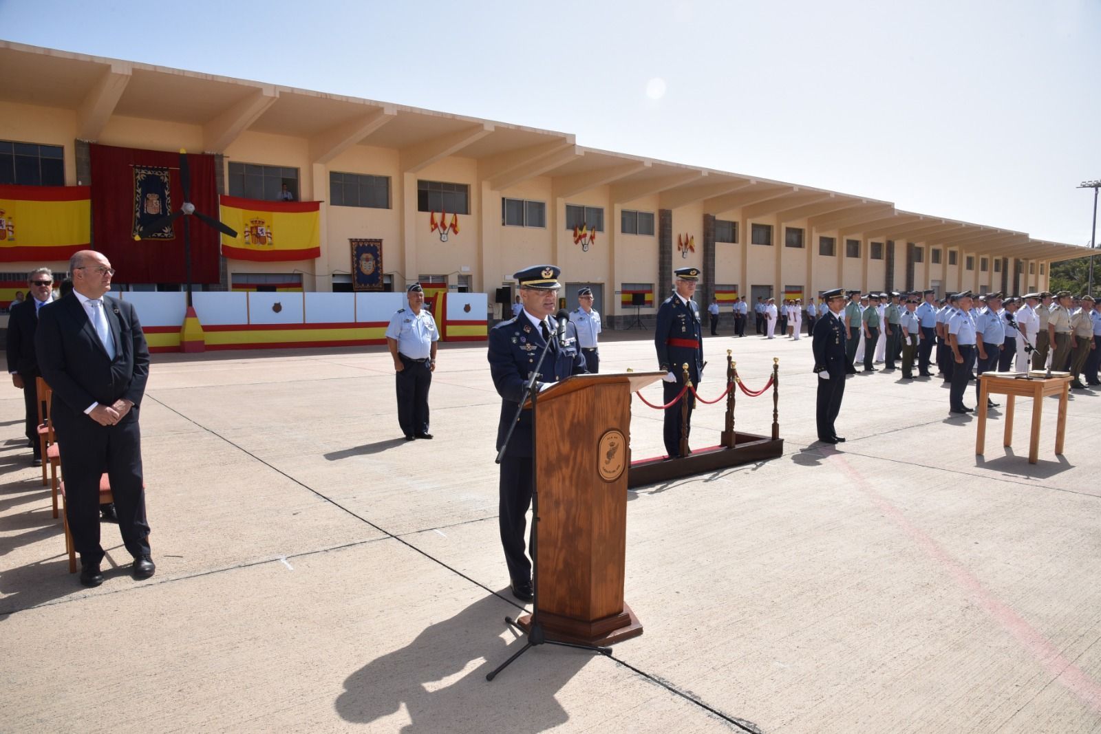 Juan José Terrados, nuevo jefe de la base aérea de Gando