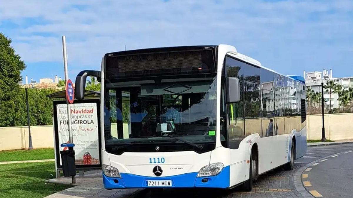 Los trabajadores de la adjudicataria del servicio de autobuses de Fuengirola están en huelga.