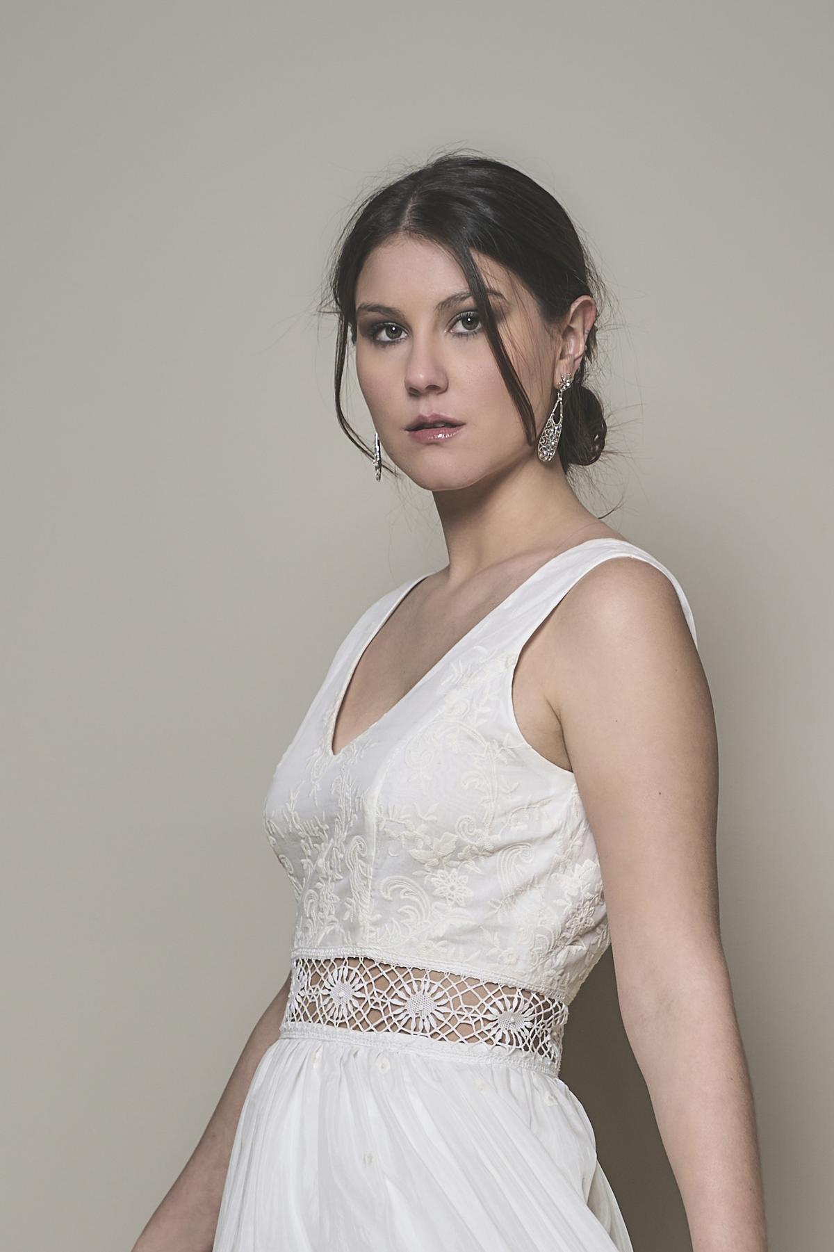 Un vestit de núvia de Francesca Marlop.