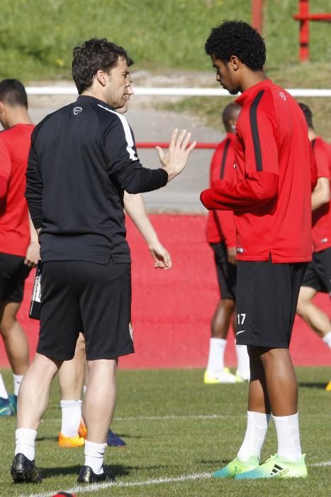 Entrenamiento del Sporting