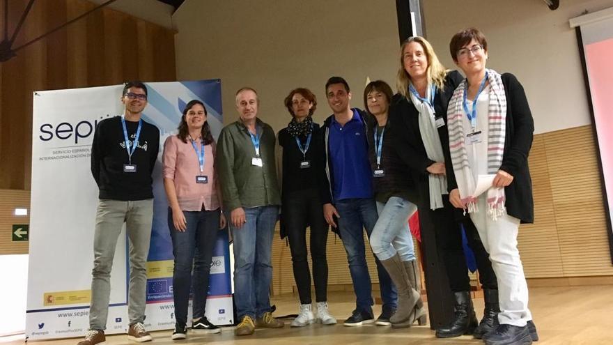 Representantes de varios centros de las islas, en las jornadas de formación de Toledo