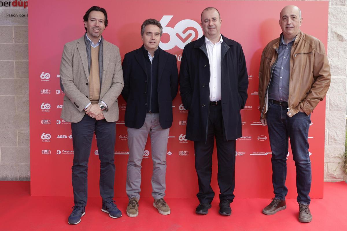 Albert Xaus, Pedro Ararancón, Jesús Badenes y Ignacio Conde, de Planeta.