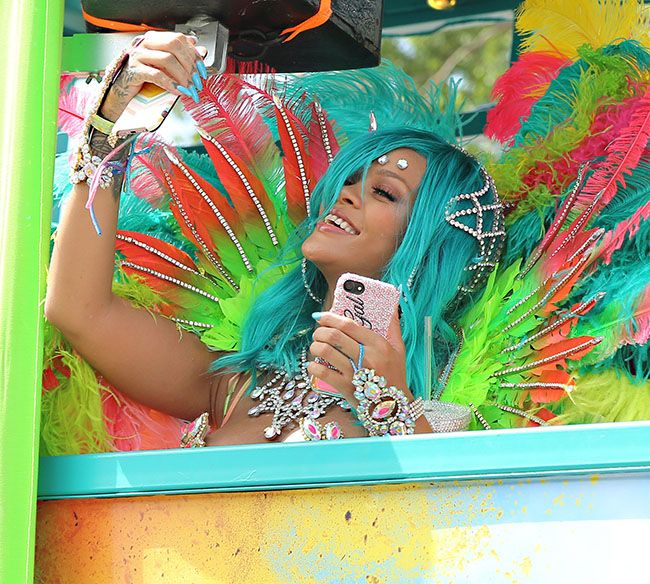 Rihanna en el Crop Over Festival de Barbados