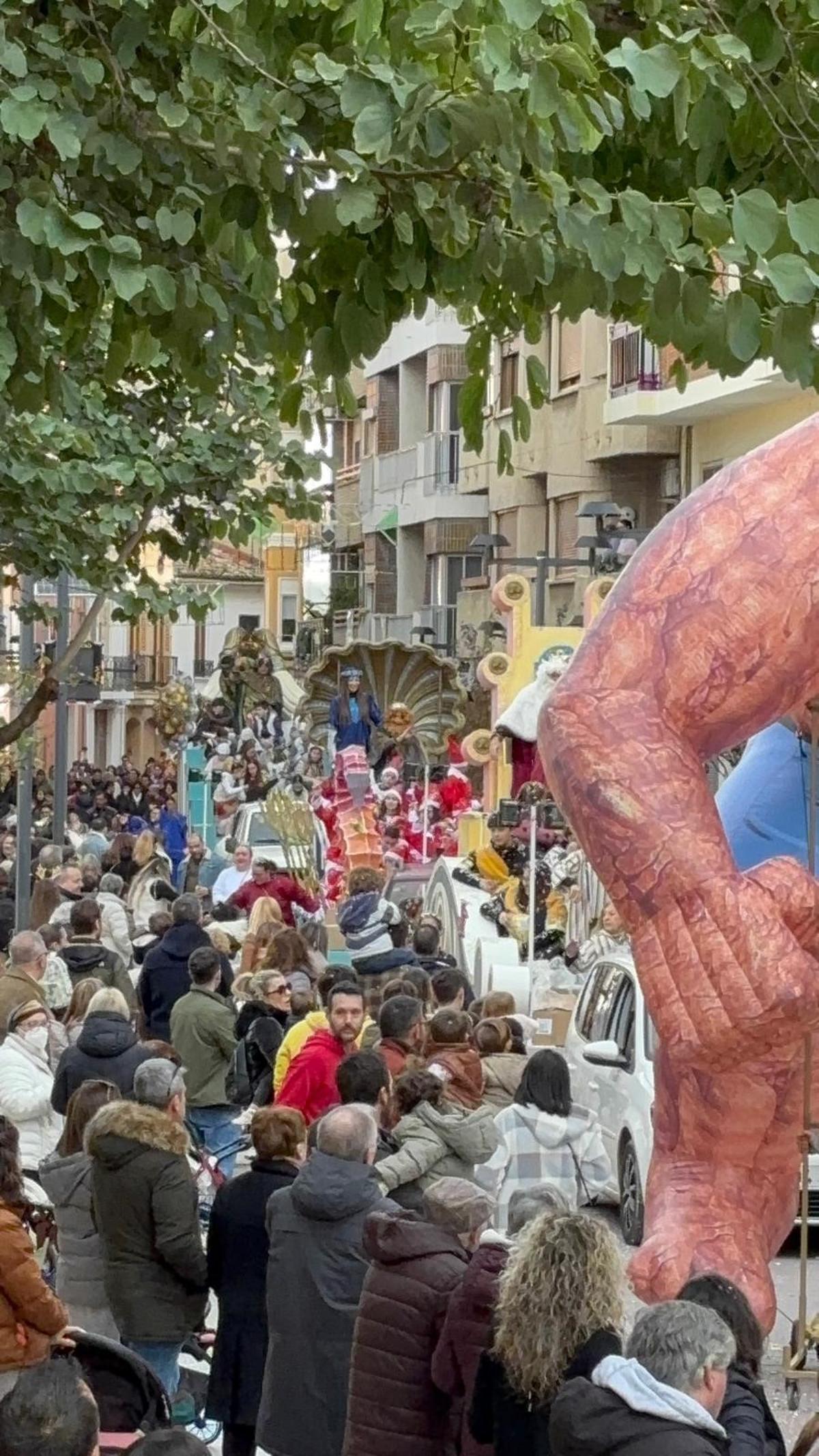 La cabalgata en Alaquàs.