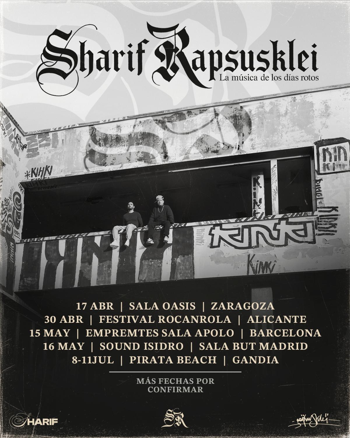 Las primeras fechas confirmadas.