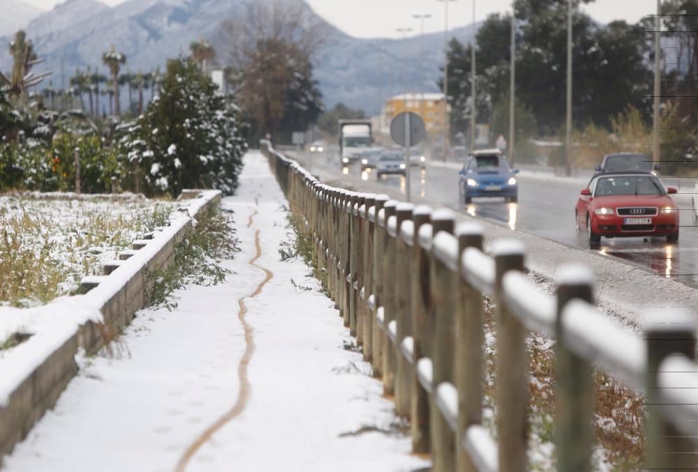 Nieve en Dénia.