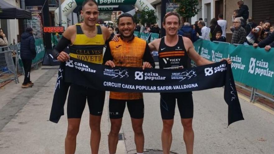 El podio masculino en el Real de Gandia