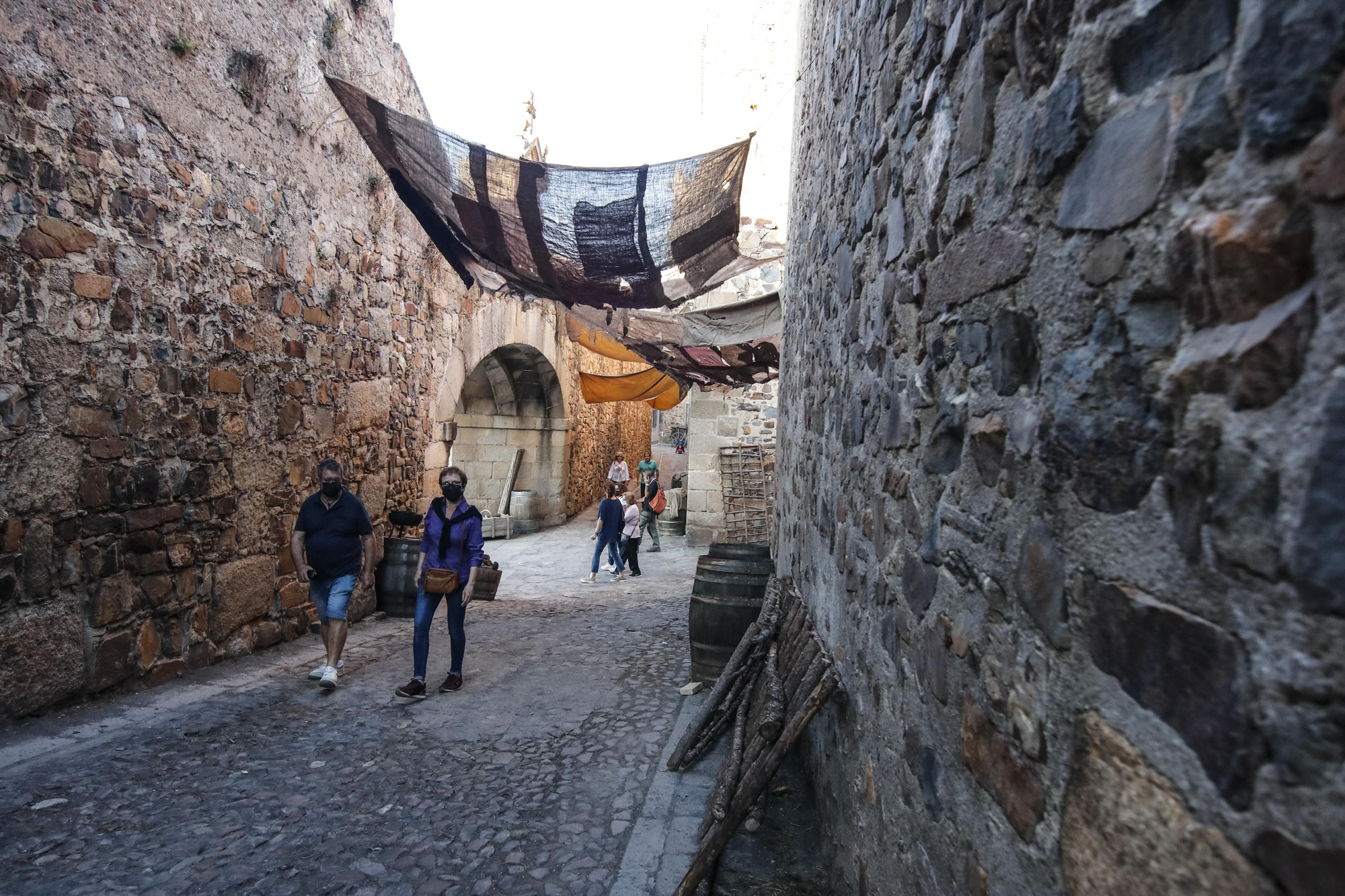 El rodaje de la precuela de 'Juego de tronos' en Cáceres, en imágenes