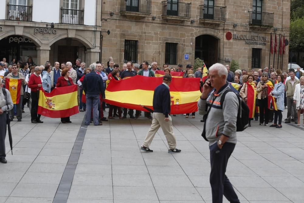 Manifestación en Avilés por la unidad de España