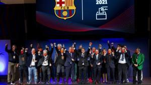 El grupo de Joan Laporta que ganó las elecciones en 2021