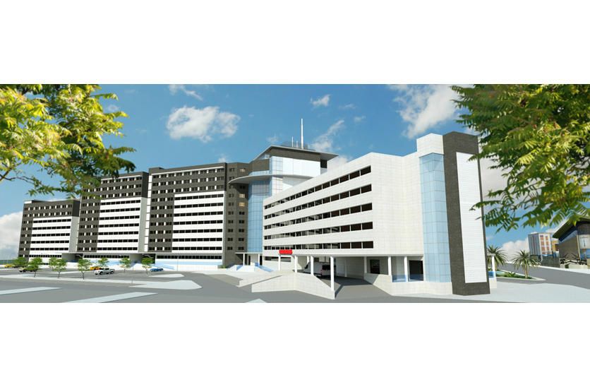 Propuesta de diseño del posible nuevo hospital en los terrenos del Civil.