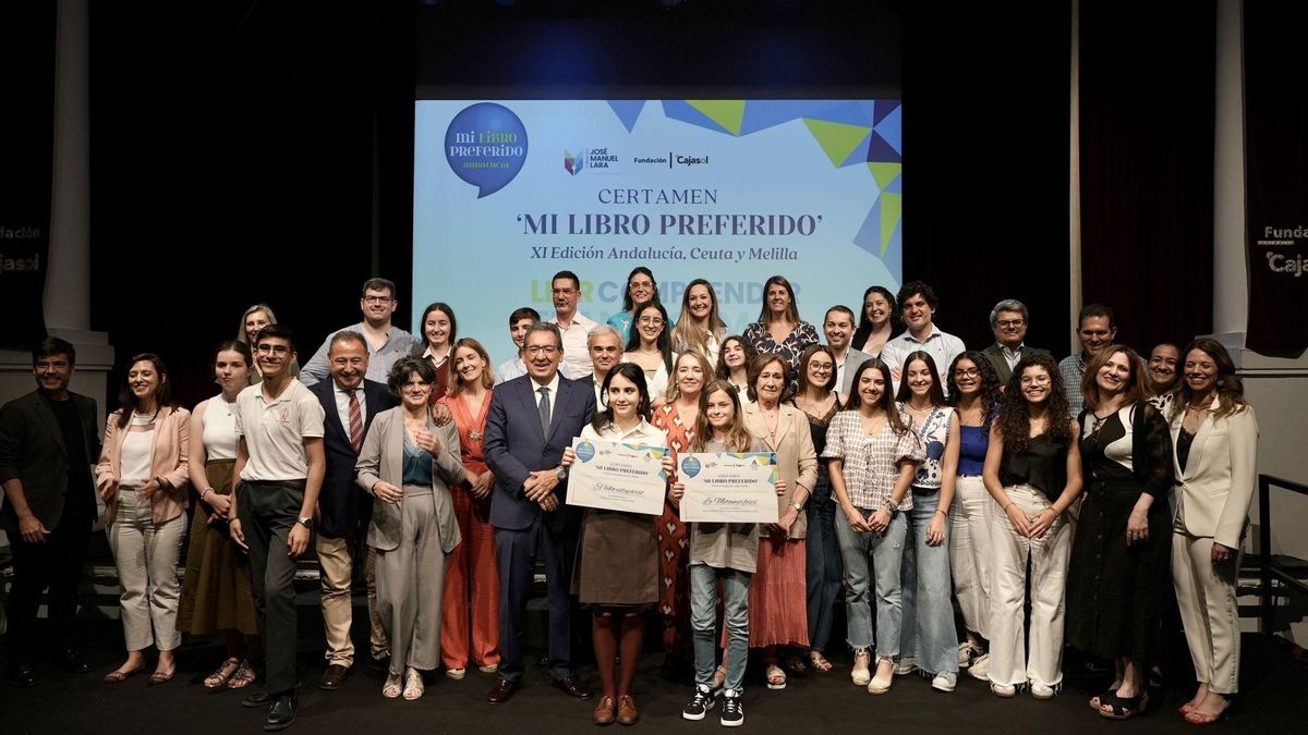 Imagen de los premiados de 'Mi libro preferido'.