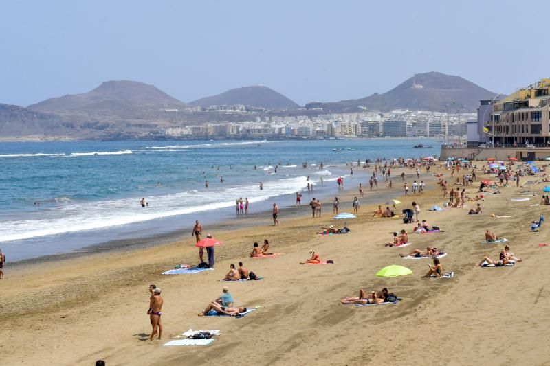 Calor y calima en Gran Canaria (17/08/21)