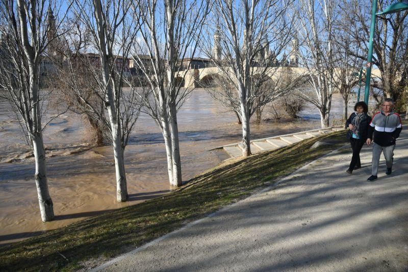 Crecida del Ebro en Zaragoza