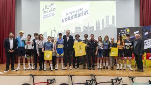 Presentación de la campaña de la Generalitat para conseguir voluntarios para el Tour de 2026.